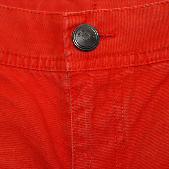 Pantaloni de bumbac portocalii cu nasturi pentru fete Tape a l'oeil 176537 3