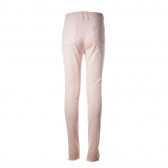 Pantaloni din denim roz cu puncte albe, pentru fete Tape a l'oeil 176547 2