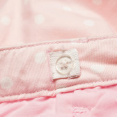 Pantaloni din denim roz cu puncte albe, pentru fete Tape a l'oeil 176549 4