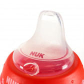 Sticlă pentru suc de polipropilenă cu mânere, cu tetină, 6 + luni, 150 ml., Roșu NUK 176627 3