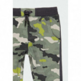 Pantaloni din bumbac cu imprimeu de camuflaj pentru băieți Boboli 177014 8