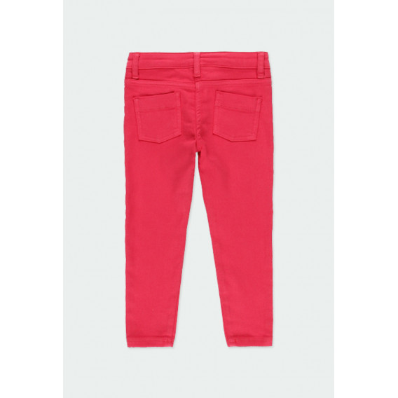 Pantaloni cu cinci buzunare pentru fete, roșu Boboli 177082 6
