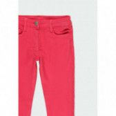 Pantaloni cu cinci buzunare pentru fete, roșu Boboli 177083 8