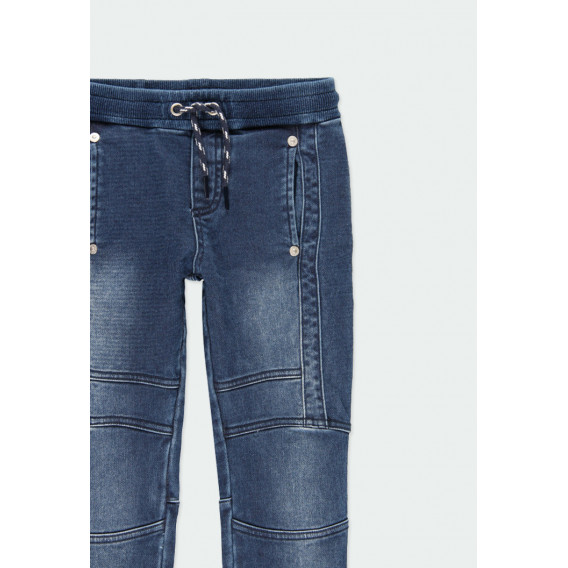 Jeans cu cusături decorative pentru băieți, albaștri Boboli 177112 4