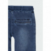 Jeans cu cusături decorative pentru băieți, albaștri Boboli 177113 5