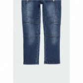 Jeans cu cusături decorative pentru băieți, albaștri Boboli 177114 6