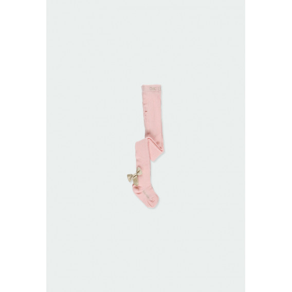Ciorapi cu panglici pentru fete, roz Boboli 177122 2