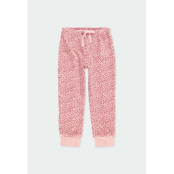 Pijamale din două piese cu mâneci lungi pentru fete, roz Boboli 177128 10