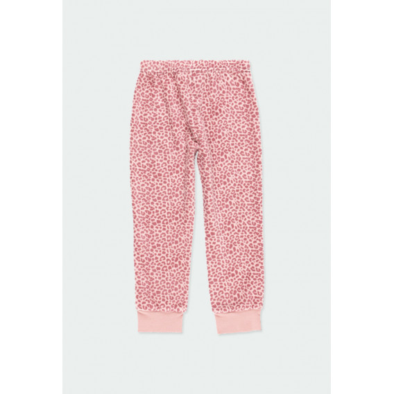 Pijamale din două piese cu mâneci lungi pentru fete, roz Boboli 177129 12