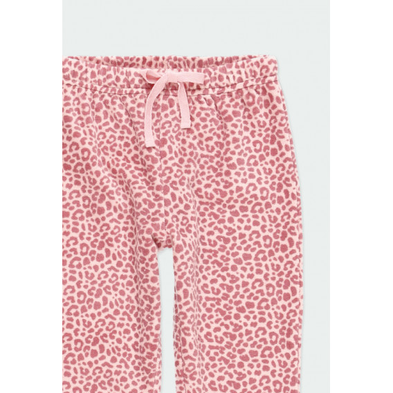 Pijamale din două piese cu mâneci lungi pentru fete, roz Boboli 177130 14