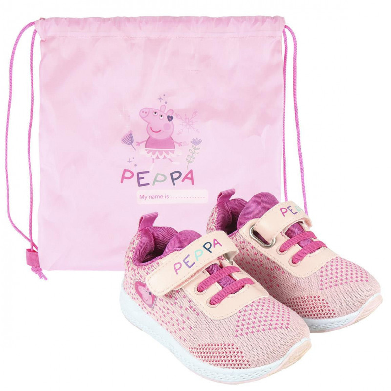 Set de adidași și geantă PEPPA PIG pentru fete  177178