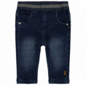 Jeans uzați cu talie elastică pentru fete, albastru Name it 177290 