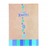 Caiet X-notes - OoO, A 4, 80 de coli, linii largi, albastru Gipta 177770 