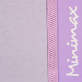 Caiet Minimax cu elastic, 17 X 24 cm, 100 de coli, rânduri largi, violet / gri Gipta 177871 2