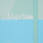 Caiet Major Notes cu elastic, 19 X 26 cm, 120 coli, rânduri largi, albastru Gipta 178226 2