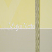 Caiet Major Notes cu elastic, 19 X 26 cm, 120 coli, rânduri largi, galben Gipta 178230 2