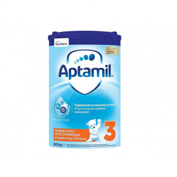 Aptamil Pronutra Advance 3, 12+ luni, cutie, 800 g. Milupa 178380 