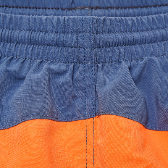 Costum de baie albastru cu portocaliu, pentru băieți Fashy 178525 3