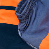 Costum de baie albastru cu portocaliu, pentru băieți Fashy 178526 4