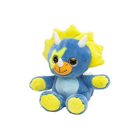 Dinozaur, jucărie de pluș cu ochi strălucitori, 20 cm Dino Toys 178684 