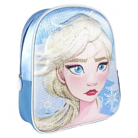 Ghiozdan cu imprimeu 3D regatul înghețat și paiete, pentru fete Frozen 178758 