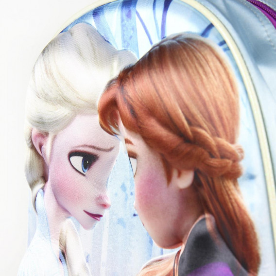 Ghiozdan cu imprimeu 3D regatul înghețat, pentru fete Frozen 178784 4