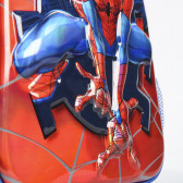 Ghiozdan pe roți, Spider-Man 3D, pentru băieți, roșu Spiderman 178794 4