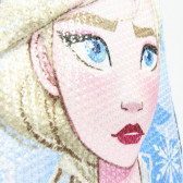 Ghiozdan pe roți cu imprimeu 3D Frozen Kingdom, pentru fete, albastru Frozen 178802 3