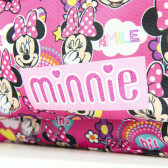 Ghiozdan cu imprimeu Minnie Mouse, pentru fete, roz Minnie Mouse 178814 4