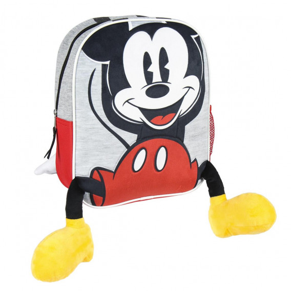 Ghiozdan Mickey Mouse pentru băieți, gri Mickey Mouse 178818 2