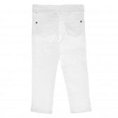 Jeans pentru fete, culoare albă Tape a l'oeil 178978 4