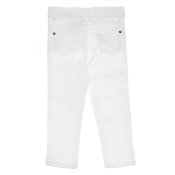 Jeans pentru fete, culoare albă Tape a l'oeil 178978 4