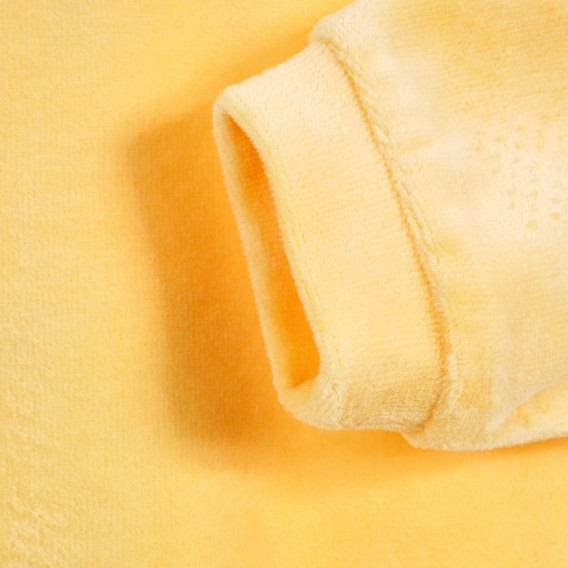 Salopetă galbenă, cu mânecă lungă și aplicație amuzantă Chicco 179080 3