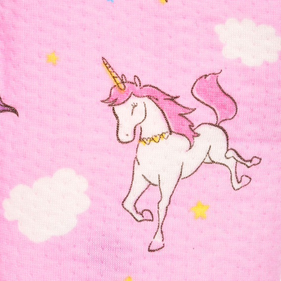 Pijamale din bumbac unicorn pentru fete Chicco 179264 2