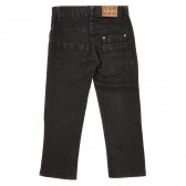 Jeans de bumbac pentru băieți, negri Burani 179826 4