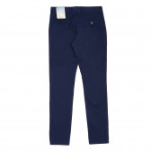 Pantaloni din bumbac pentru băieți, albastru închis LEMMI 179850 4