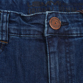 Jeans de bumbac pentru băieți, albastru închis LEMMI 179853 3