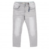 Jeans de bumbac pentru băieți, gri LEMMI 179855 