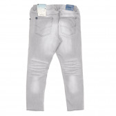 Jeans de bumbac pentru băieți, gri LEMMI 179858 4