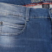 Jeans de bumbac pentru băieți - albastru LEMMI 179860 2