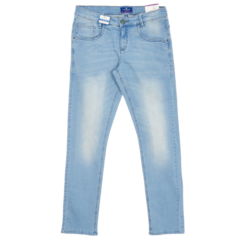 Jeans de bumbac pentru băieți, albastru  179863