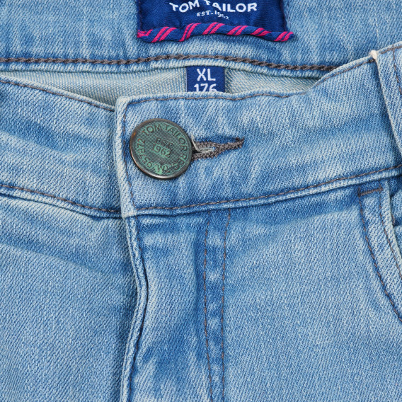 Jeans de bumbac pentru băieți, albastru Tom Tailor 179864 2