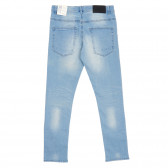 Jeans de bumbac pentru băieți, albastru Tom Tailor 179866 4