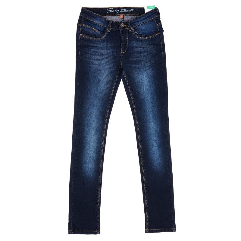 Jeans pentru fete - albaștri  179867
