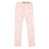 Jeans de bumbac pentru fete, roz Scotch R'Belle 179887 