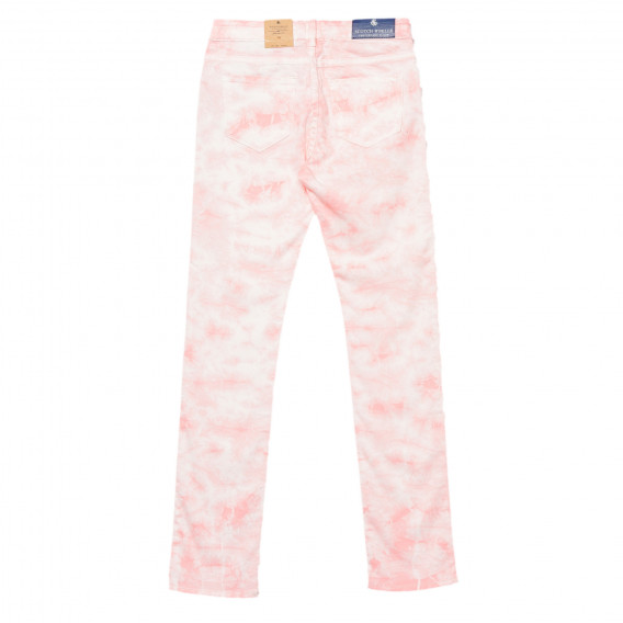 Jeans de bumbac pentru fete, roz Scotch R'Belle 179888 2