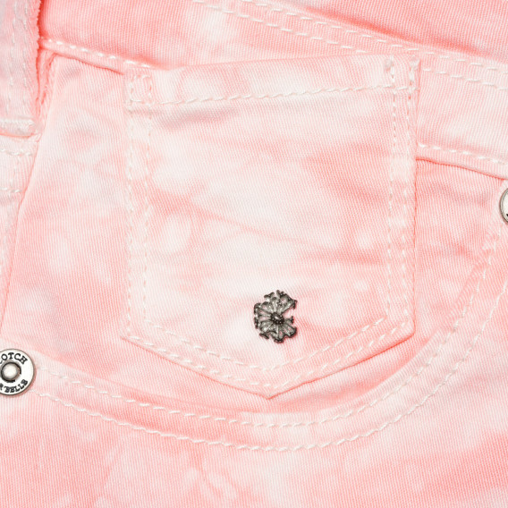 Jeans de bumbac pentru fete, roz Scotch R'Belle 179889 3