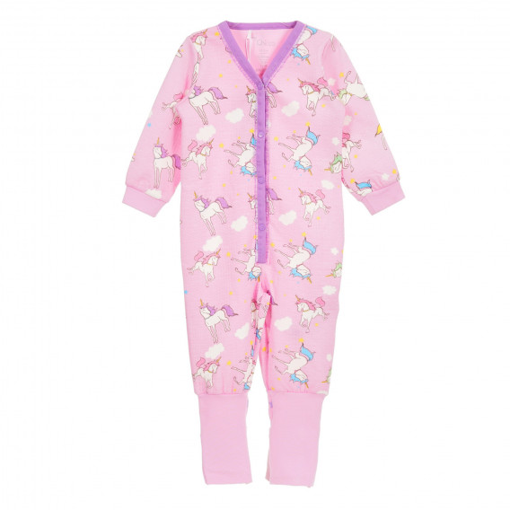 Pijamale din bumbac unicorn pentru fete Chicco 179950 