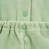 Salopetă verde cu mâneci lungi din bumbac cu o imagine veselă pentru băieți, verde Chicco 180017 3