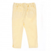 Pantaloni bebeluși din bumbac, pentru fete, galben Tape a l'oeil 180074 4